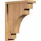 Ekena Millwork Mediterranean Smooth Corbel w/Backplate, Western Red Cedar, 5 1/2"W x 14"D x 18"H COR06X14X18MED01SWR - alternate 1